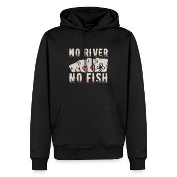 Pokerkarten | Poker Pokern Pokerspieler Geschenke - Männer Premium Bio Hoodie - Schwarz - Vorne - Nico (187cm)