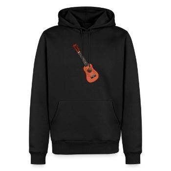 Ukulele Guitar - Männer Premium Bio Hoodie - Schwarz - Vorne - Nico (187cm)