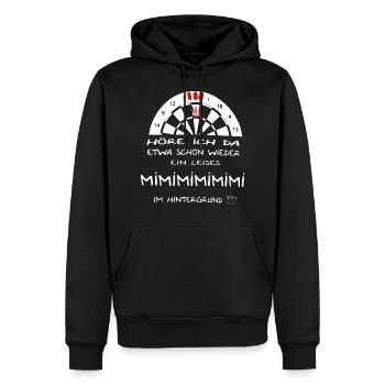Darts Darten Darts Geschenk Dartpfeil Dartboard - Männer Premium Bio Hoodie - Schwarz - Vorne - Nico (187cm)