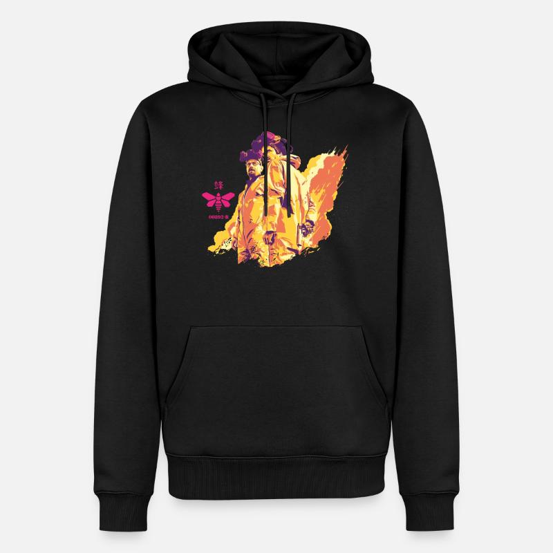 Breaking Bad White & Pinkman - Männer Premium Bio Hoodie - Schwarz