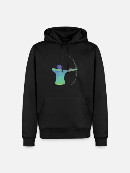 Archery gift - Men’s Premium Organic Hoodie - black