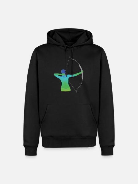 Archery gift - Men’s Premium Organic Hoodie - black