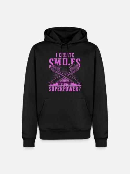 Dentist smile - Men’s Premium Organic Hoodie - black