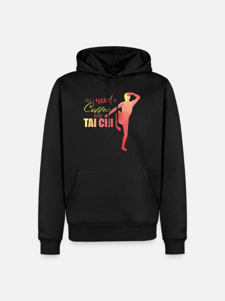 Tai Chi - Men’s Premium Organic Hoodie - black