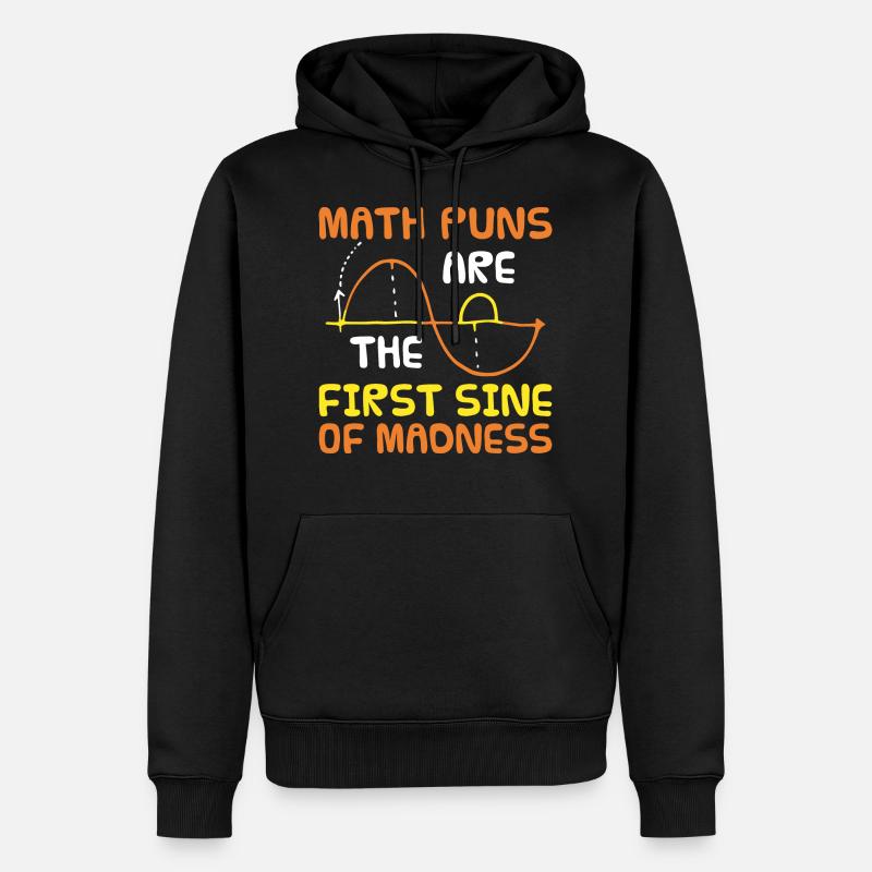 Maths d’humour Geeks geeks cadeau de maths - Sweat à capuche Premium bio Homme - noir