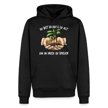 Chili Züchter Gärtner | Hobbygärtner Gartenarbeit - Männer Premium Bio Hoodie - Schwarz - Vorne - Nico (187cm)