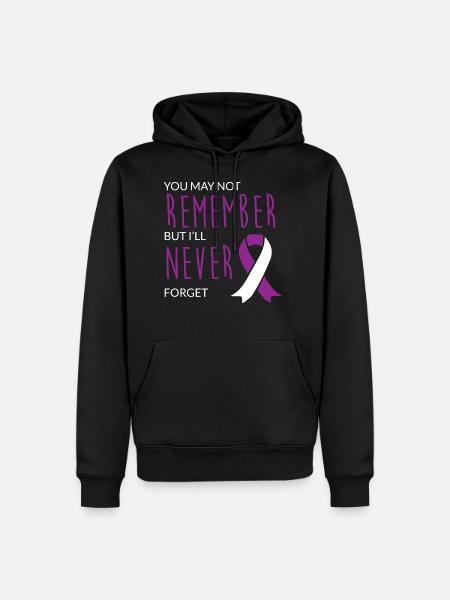 dementia - Men’s Premium Organic Hoodie - black