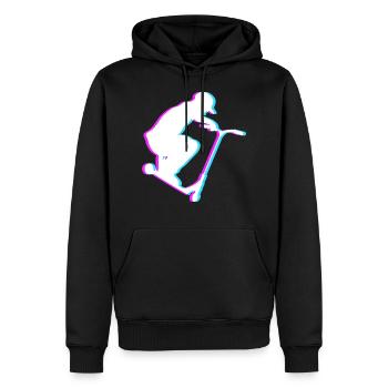 Cools Cascades Scooter Scooter Scooter cadeau - Sweat à capuche Premium bio Homme - noir - Devant - Nico (187cm)