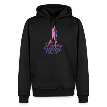 Danse de tango danseur danseur - Sweat à capuche Premium bio Homme - noir - Devant - Nico (187cm)