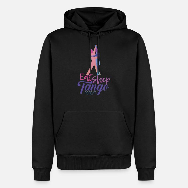 Danse de tango danseur danseur - Sweat à capuche Premium bio Homme - noir