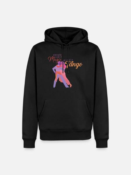 Tango Dance - Men’s Premium Organic Hoodie - black