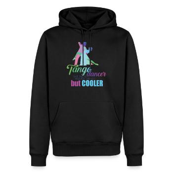 Danse de tango danseur danseur - Sweat à capuche Premium bio Homme - noir - Devant - Nico (187cm)