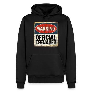 Official Teenager 13. Geburtstag 13 Jahre - Männer Premium Bio Hoodie - Schwarz - Vorne - Nico (187cm)