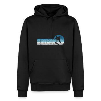 Skateboarder Skateboard Skater Skate Skateing - Männer Premium Bio Hoodie - Schwarz - Vorne - Nico (187cm)