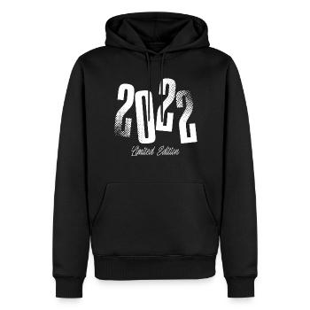 2022 Jahrgang Geburtstag Baujahr Geboren - Männer Premium Bio Hoodie - Schwarz - Vorne - Nico (187cm)