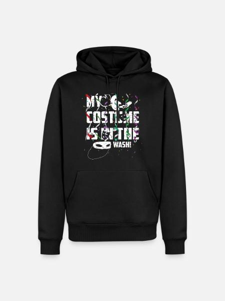 Mes costumes sont dans la lessive - Sweat à capuche Premium bio Homme - noir