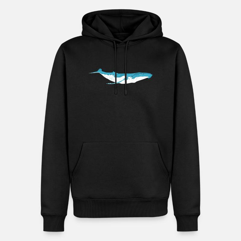 Wal - Männer Premium Bio Hoodie - undefined