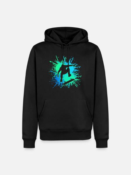 skater - Men’s Premium Organic Hoodie - black