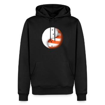 Sushi Tao Yin Yang - Männer Premium Bio Hoodie - Schwarz - Vorne - Nico (187cm)