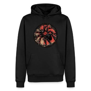 Vogelspinne Spinne Arachnologen Arthropod - Männer Premium Bio Hoodie - Schwarz - Vorne - Nico (187cm)