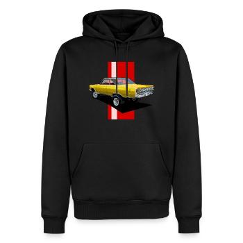 Hot Rod - Männer Premium Bio Hoodie - Schwarz - Vorne - Nico (187cm)