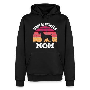 Schnauzer Mama - Männer Premium Bio Hoodie - Schwarz - Vorne - Nico (187cm)