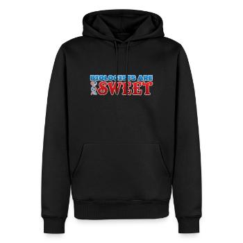 les biologistes sont gentils - Sweat à capuche Premium bio Homme - noir - Devant - Nico (187cm)