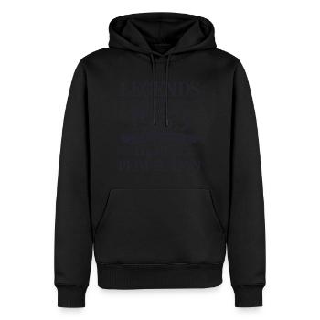 Les légendes sont nées en 1983 Cadeau d’anniversaire - Sweat à capuche Premium bio Homme - noir - Devant - Nico (187cm)