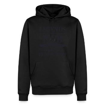 Les légendes sont nées en 1978 Cadeau d’anniversaire - Sweat à capuche Premium bio Homme - noir - Devant - Nico (187cm)
