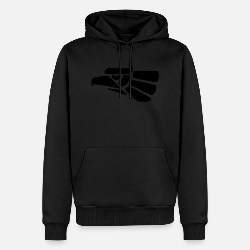 Aguila Mexique - Sweat à capuche Premium bio Homme - noir