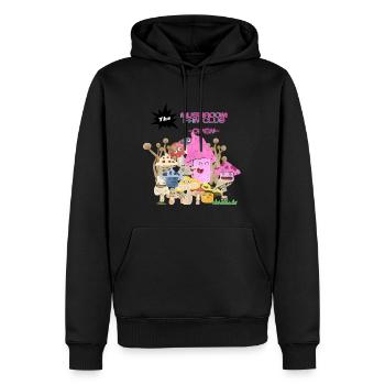 Pilz T-Shirt Psychedelische Pilze Festival - Männer Premium Bio Hoodie - Schwarz - Vorne - Nico (187cm)