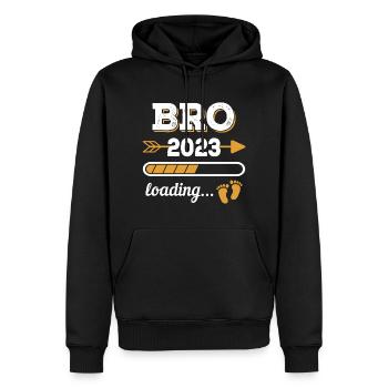 Brother 2023 Futur Big Brother - Sweat à capuche Premium bio Homme - noir - Devant - Nico (187cm)