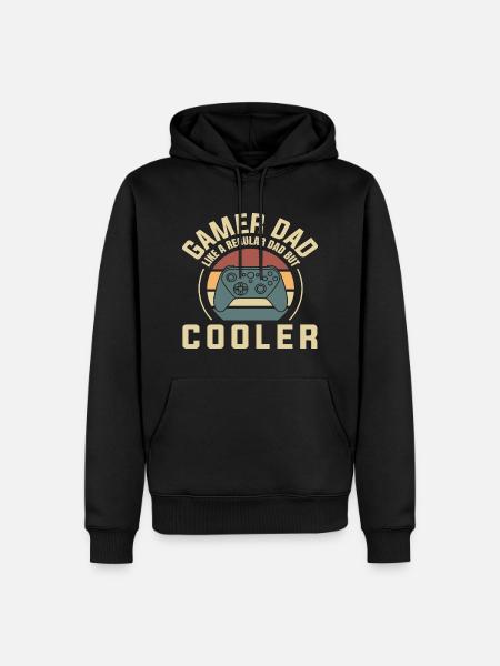 Best Father - Men’s Premium Organic Hoodie - black