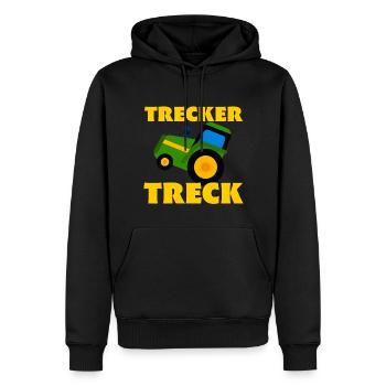Trecker Treck Traktor Pulling Tractor Geschenk - Männer Premium Bio Hoodie - Schwarz - Vorne - Nico (187cm)