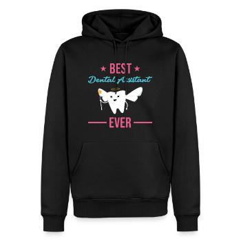 Best Dental Assistant Ever Dental Assistant - Männer Premium Bio Hoodie - Schwarz - Vorne - Nico (187cm)