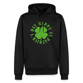 St. Patrick's Day - Männer Premium Bio Hoodie - Schwarz - Vorne - Nico (187cm)