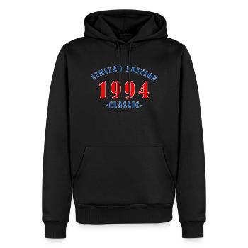 1994 Geburtstag - Männer Premium Bio Hoodie - Schwarz - Vorne - Nico (187cm)