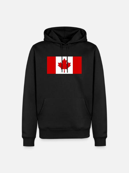 Special Canadian Flag Canada - Men’s Premium Organic Hoodie - black