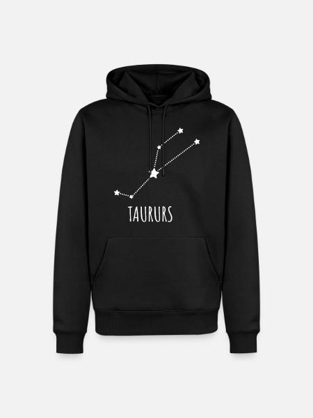 star sign Taurus - Men’s Premium Organic Hoodie - black