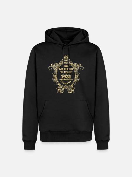 Limited Edition 1931 - Men’s Premium Organic Hoodie - black