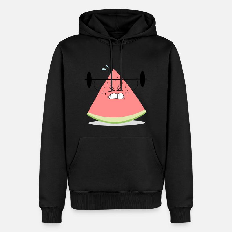 pasteque sportive - Sweat à capuche Premium bio Homme - undefined