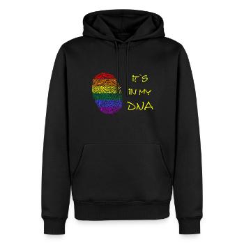Lgbtq, LGBT, Gay Pride - Männer Premium Bio Hoodie - Schwarz - Vorne - Nico (187cm)