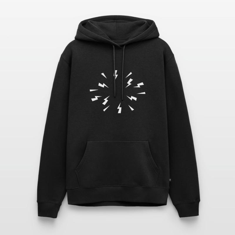Comic Explosion oder Wut Männer Premium Bio Hoodie