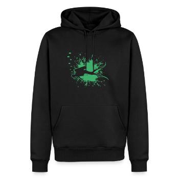 Taucher Design für Scuba Diver Tauchen Diving - Männer Premium Bio Hoodie - Schwarz - Vorne - Nico (187cm)