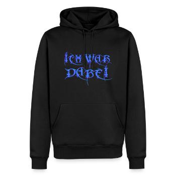 ich war dabei Metal Goth - Männer Premium Bio Hoodie - Schwarz - Vorne - Nico (187cm)
