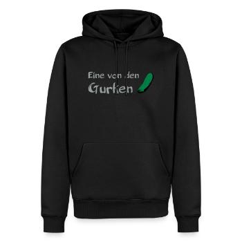 Eine von den Gurken 2 - Männer Premium Bio Hoodie - Schwarz - Vorne - Nico (187cm)