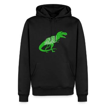 Tonton Est Un Vieux Dinosaure Cool Humour Oncle - Sweat à capuche Premium bio Homme - noir - Devant - Nico (187cm)
