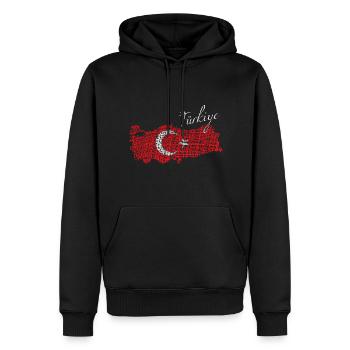 Türkiye Türkei - Männer Premium Bio Hoodie - Schwarz - Vorne - Nico (187cm)