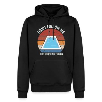 Pool Guy Design für Poolboy und Poolreiniger - Männer Premium Bio Hoodie - Schwarz - Vorne - Nico (187cm)