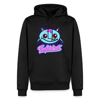Engeance du diable et fier de l’être - Sweat à capuche Premium bio Homme - noir - Devant - Nico (187cm)